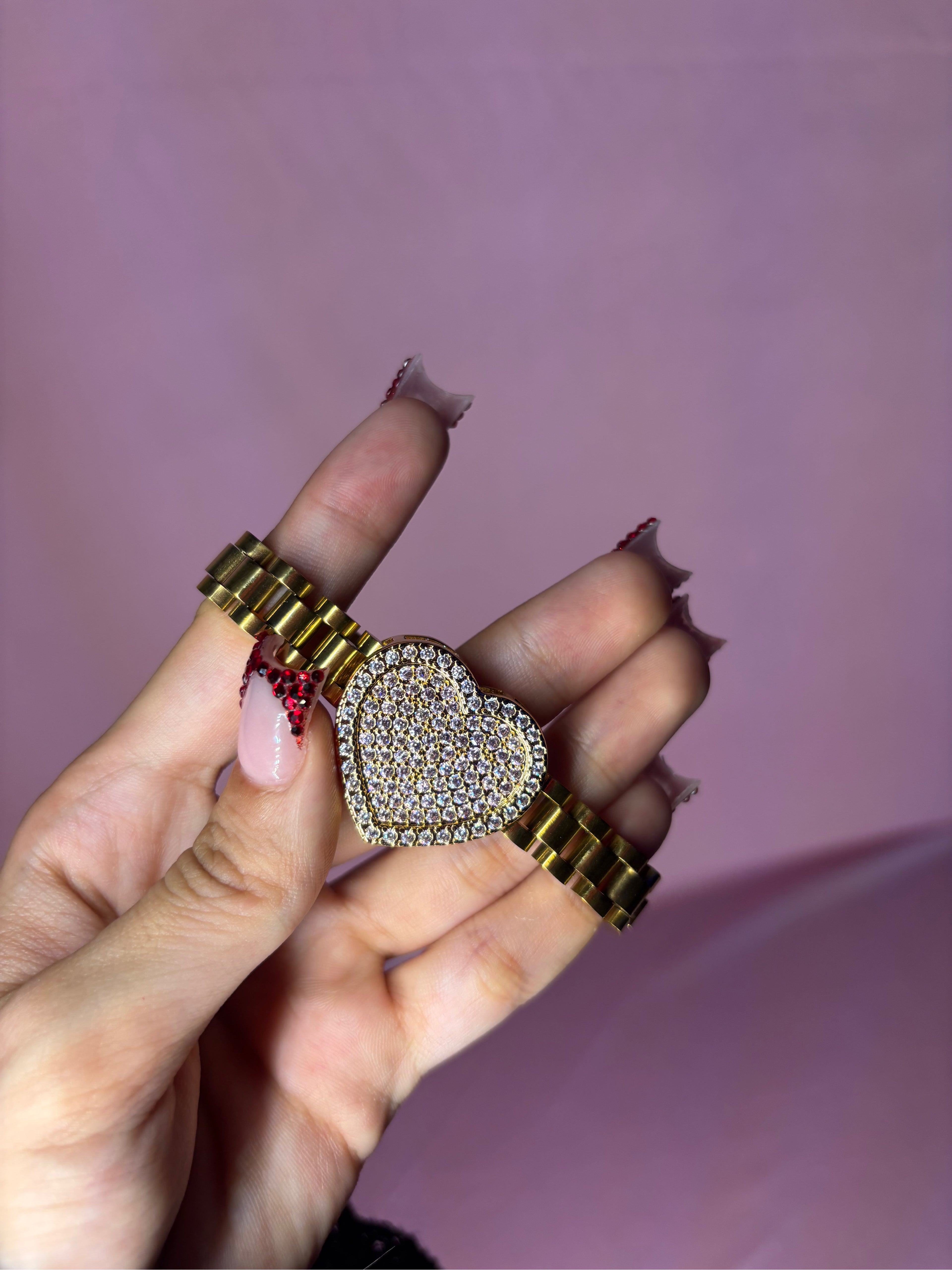 heart Rolex bracelet