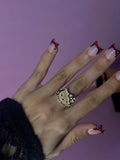 kitty face ring